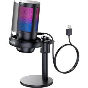 Gaming Microphone, USB PC Mic for Podcasts Videos